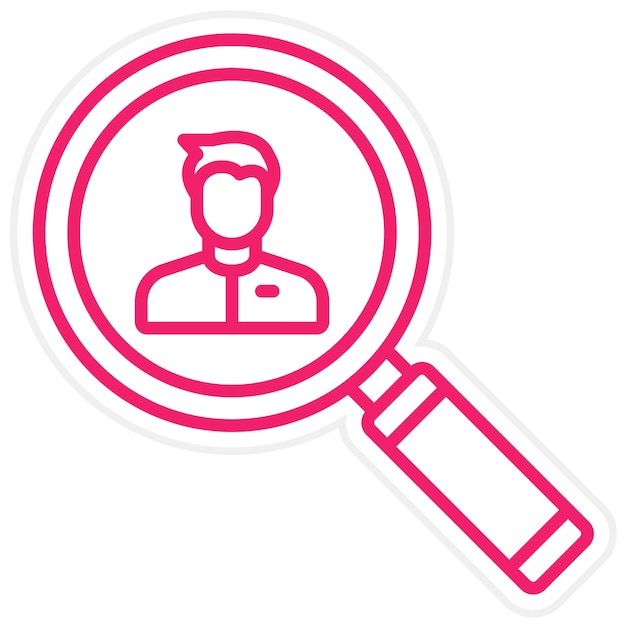 Estilo del icono de búsqueda de empleados