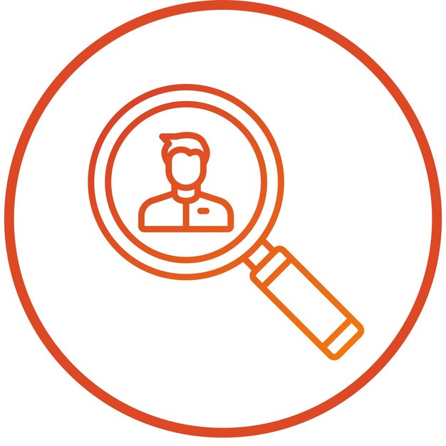 Estilo del icono de búsqueda de empleados