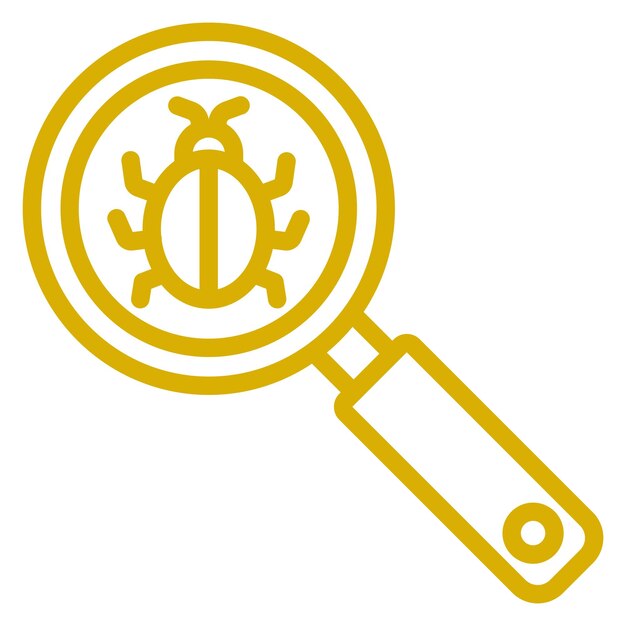 Estilo del icono de búsqueda de errores