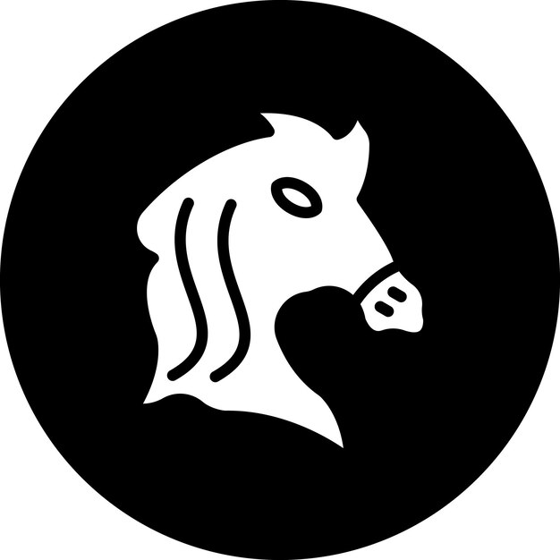 Estilo del icono del caballo