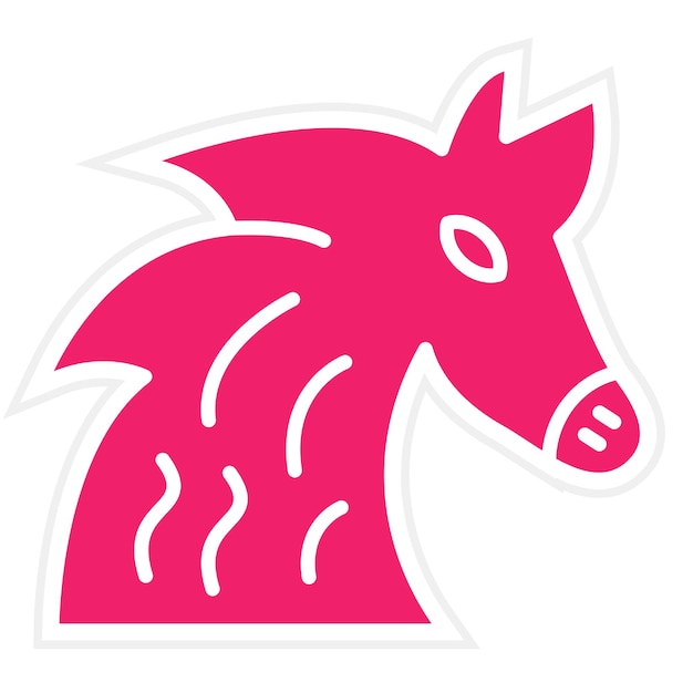 Estilo del icono del caballo