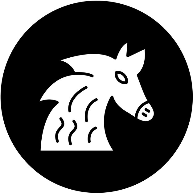 Estilo del icono del caballo