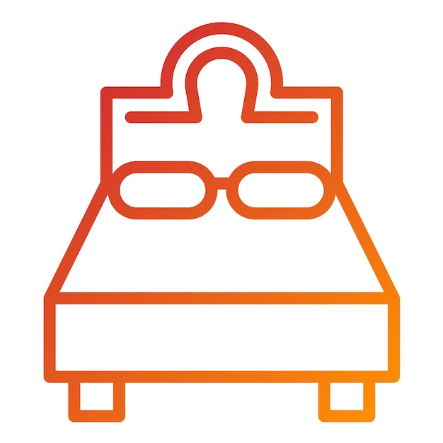 Estilo del icono de la cabecera de diseño vectorial