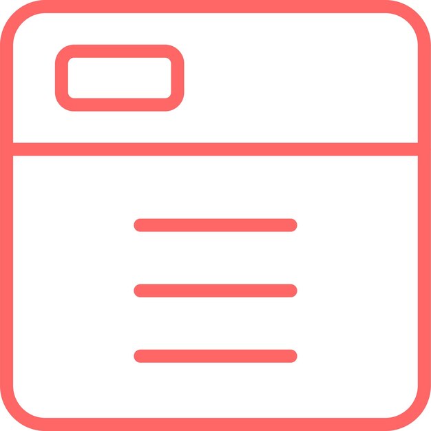 Estilo del icono de la cabecera del diseño vectorial