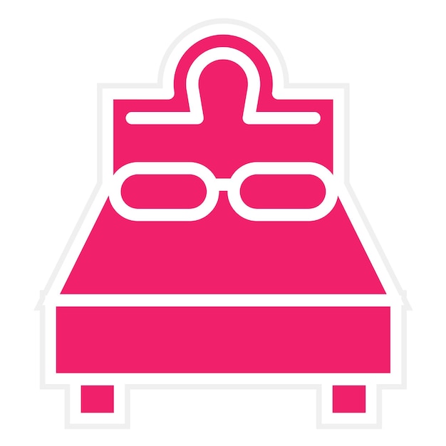 Estilo del icono de la cabecera de diseño vectorial