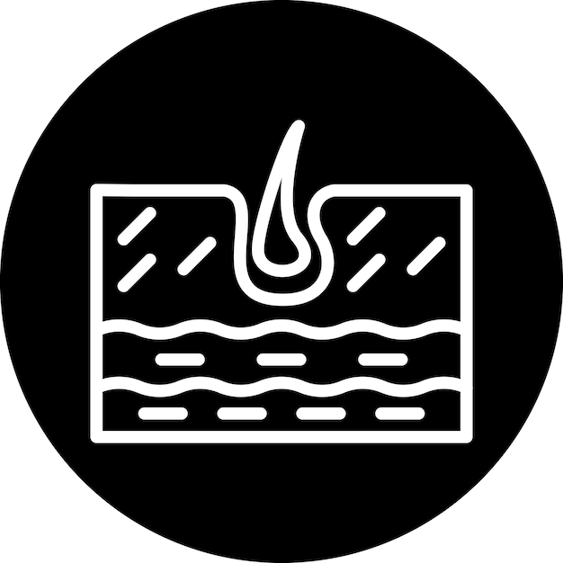 Estilo del icono del cabello