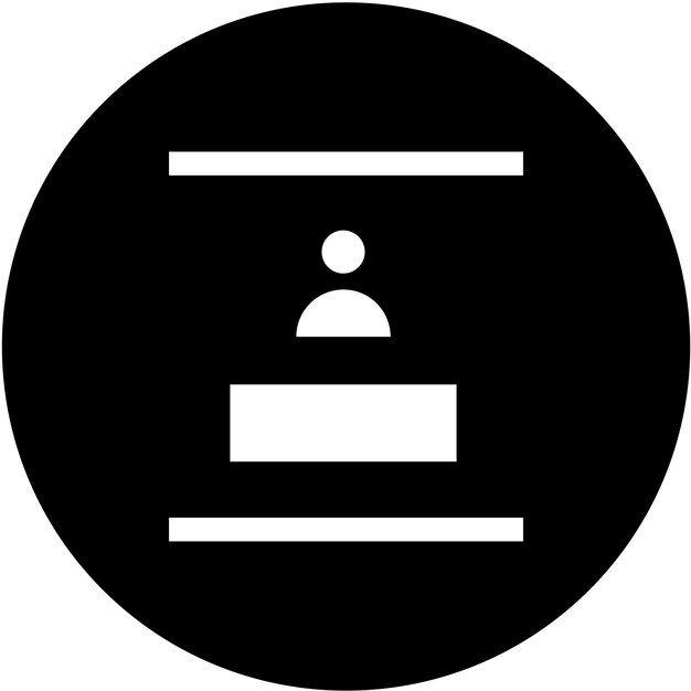Estilo del icono de la cabina de diseño vectorial