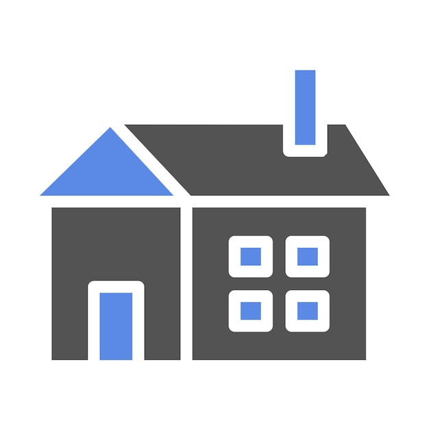 Estilo del icono de la cabina de diseño vectorial