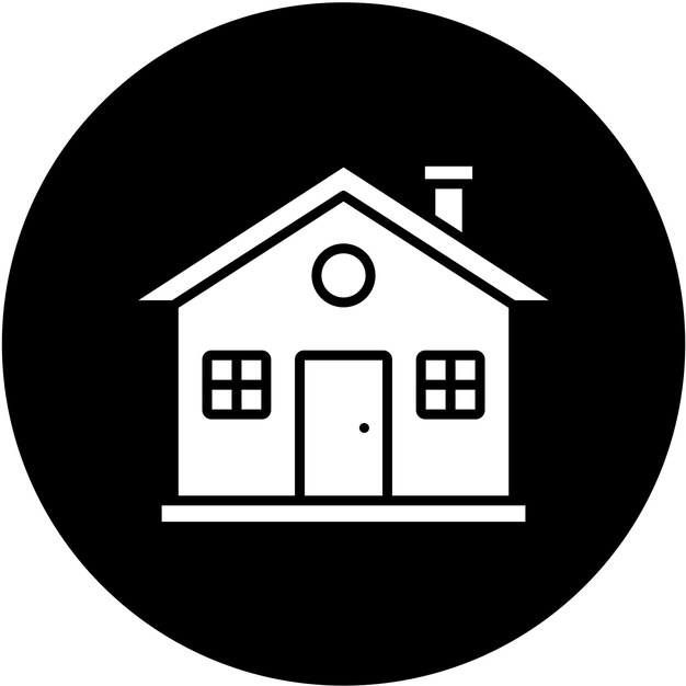 Estilo del icono de la cabina de diseño vectorial