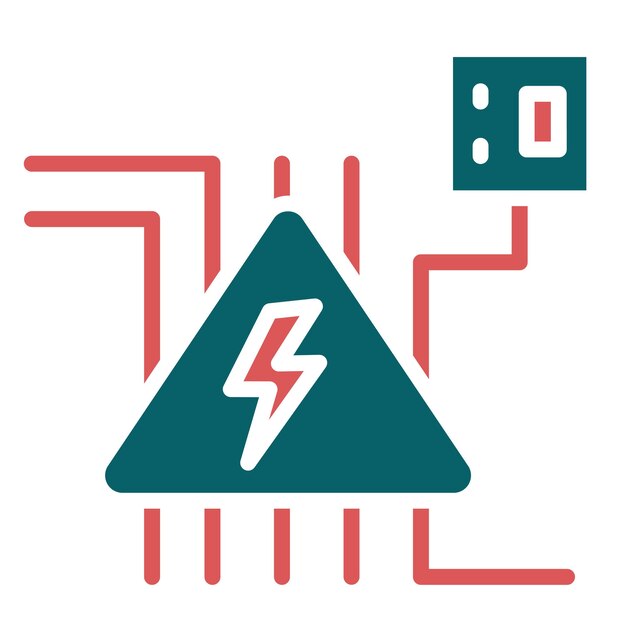 Vector estilo del icono de cableado