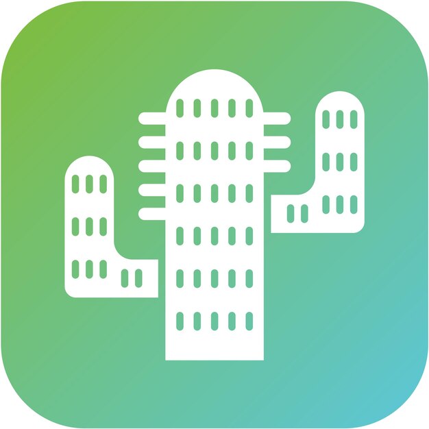 Estilo del icono del cactus