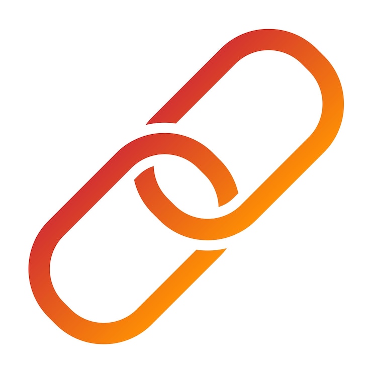 Vector estilo del icono de la cadena de diseño vectorial