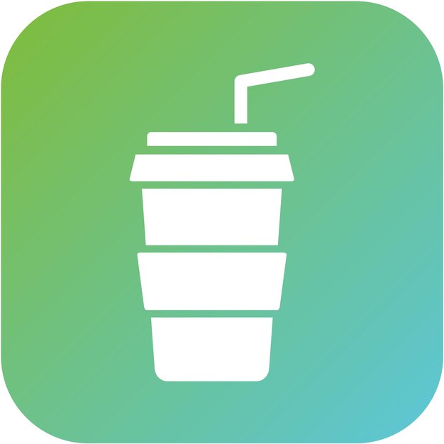 Estilo del icono del café para llevar