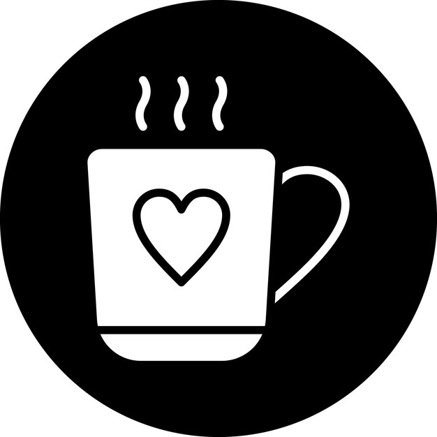 Estilo del icono del café