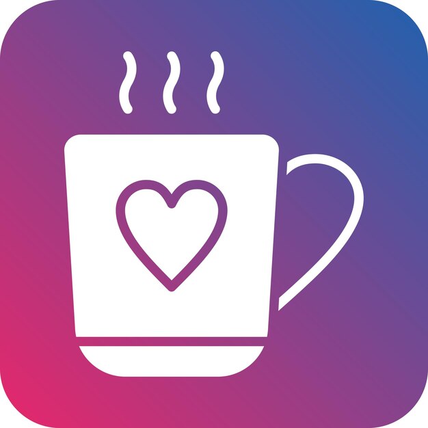 Estilo del icono del café