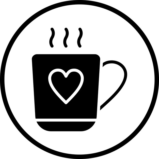 Estilo del icono del café