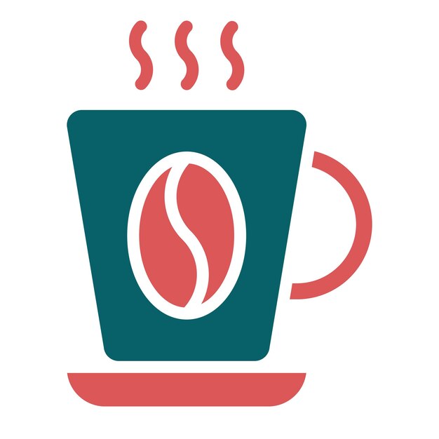 Estilo del icono del café