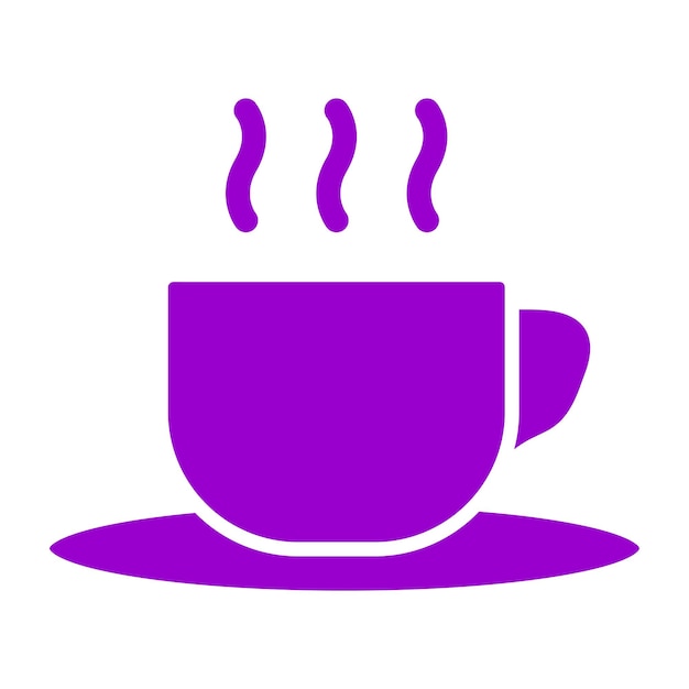 Estilo del icono del café