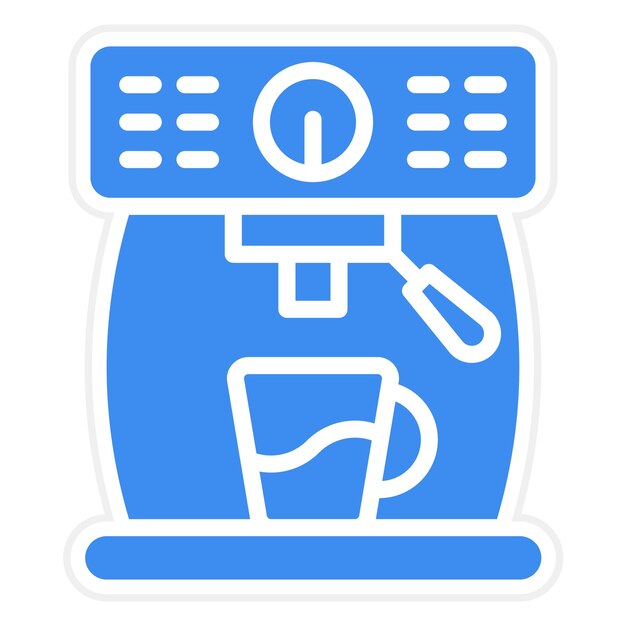 Estilo del icono de la cafetera