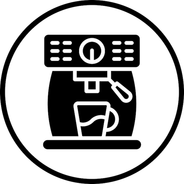 Estilo del icono de la cafetera