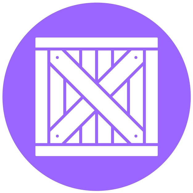 Estilo de icono de caja de diseño vectorial