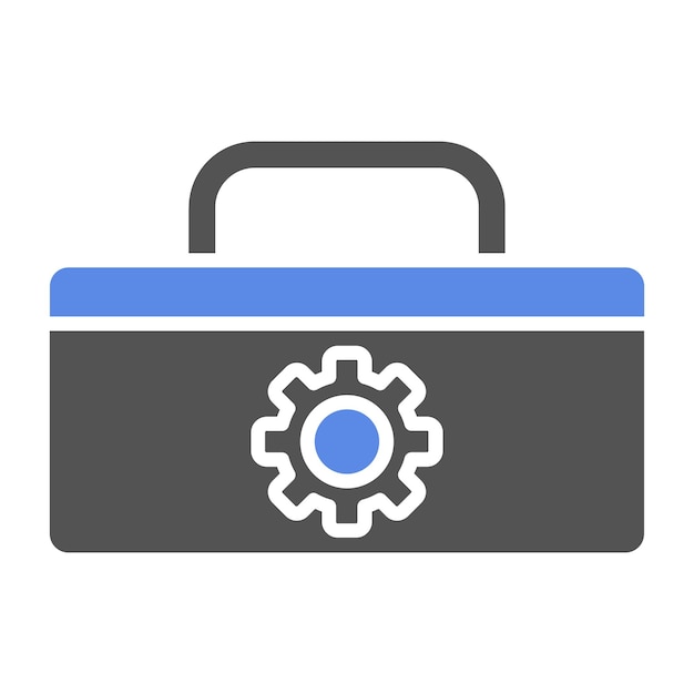 Estilo del icono de la caja de herramientas de diseño vectorial