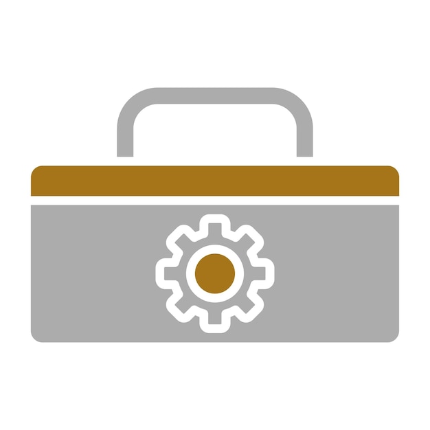 Estilo del icono de la caja de herramientas de diseño vectorial