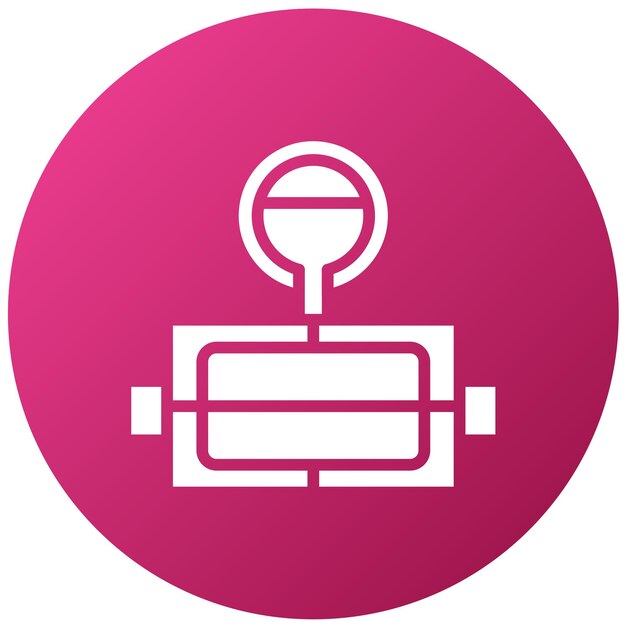 Estilo del icono de la caja de moldeo de diseño vectorial