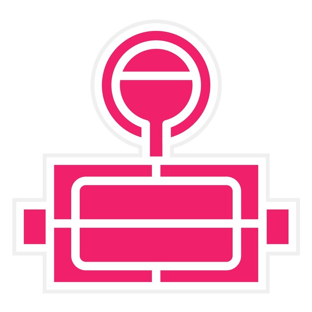 Estilo del icono de la caja de moldeo de diseño vectorial