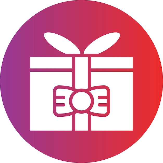 Estilo del icono de la caja de regalos