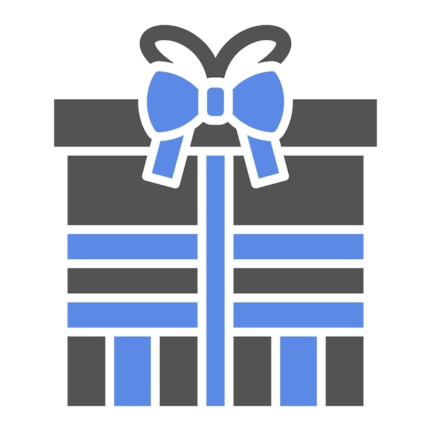 Estilo del icono de la caja de regalos