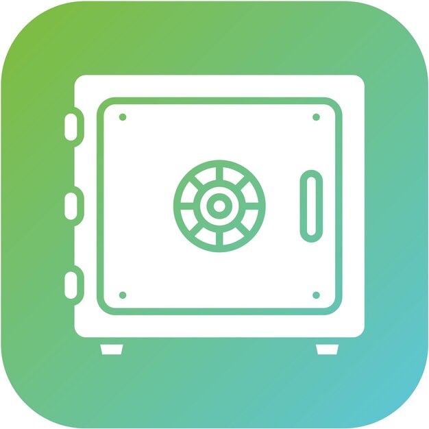 Estilo del icono de la caja de seguridad