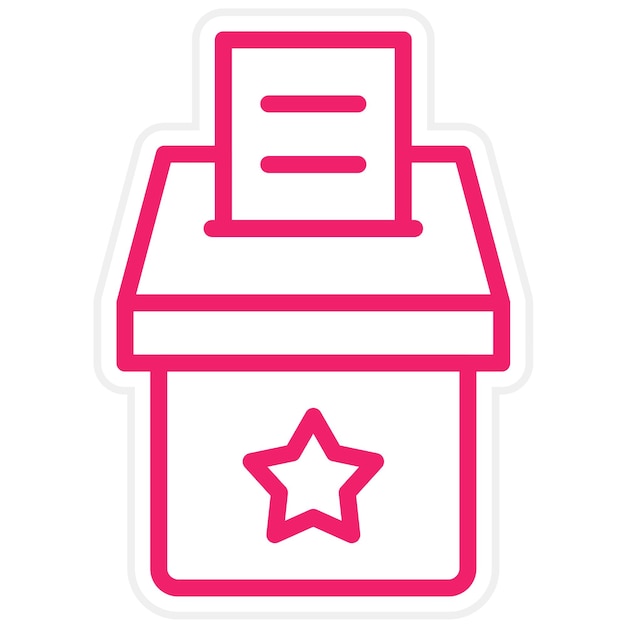 Estilo del icono de la caja de sugerencias de diseño vectorial