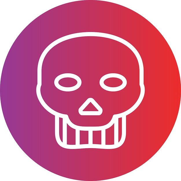 Estilo del icono de la calavera