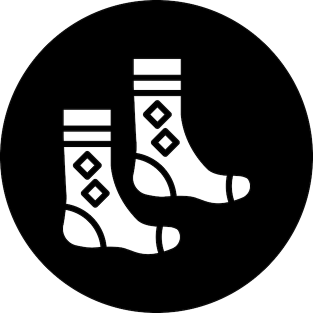 Estilo del icono de los calcetines