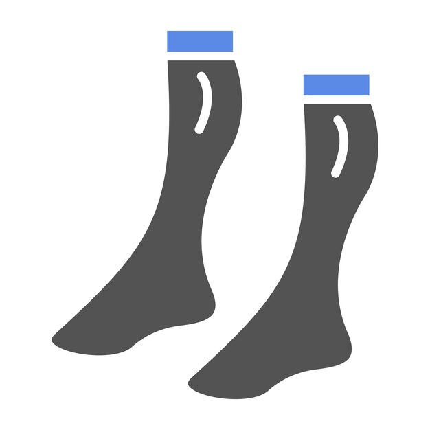 Estilo del icono de los calcetines