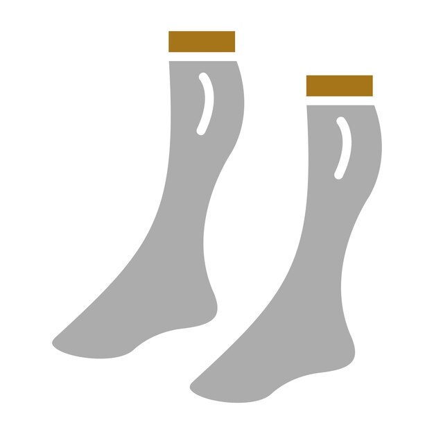 Estilo del icono de los calcetines