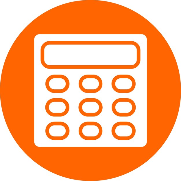 Estilo del icono de la calculadora