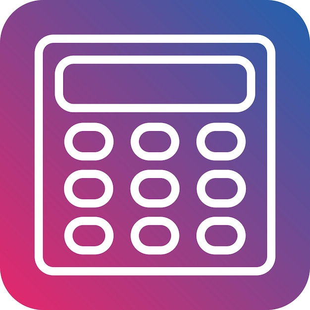 Estilo del icono de la calculadora