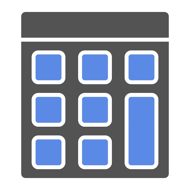 Vector estilo del icono de la calculadora