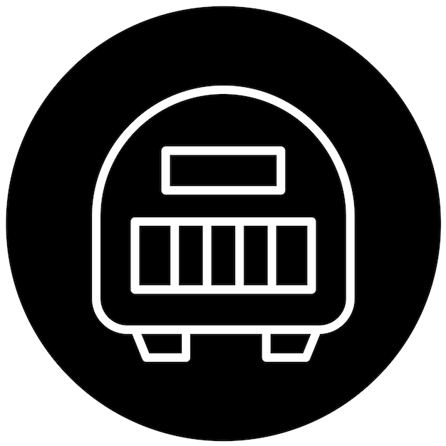 Estilo del icono del calentador de diseño vectorial