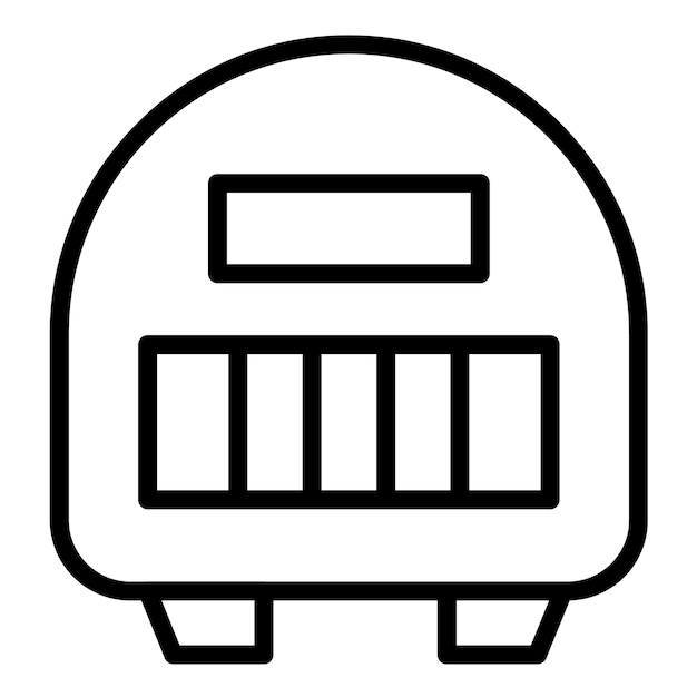 Estilo del icono del calentador de diseño vectorial