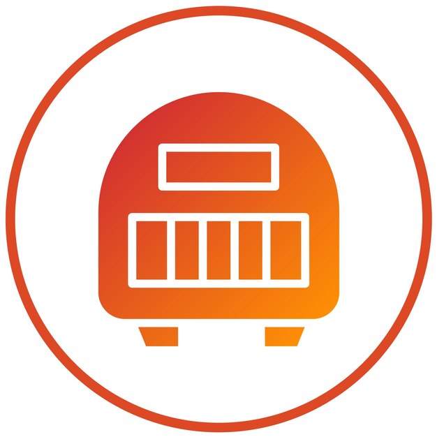 Estilo del icono del calentador de diseño vectorial