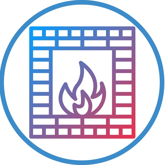 Estilo del icono de calentamiento de diseño vectorial
