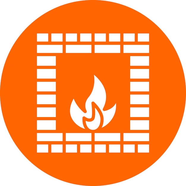 Estilo del icono de calentamiento de diseño vectorial