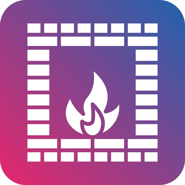 Estilo del icono de calentamiento de diseño vectorial
