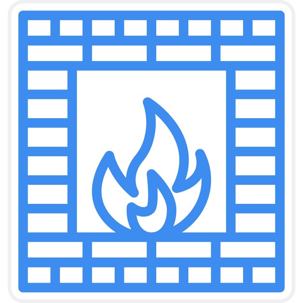 Estilo del icono de calentamiento de diseño vectorial
