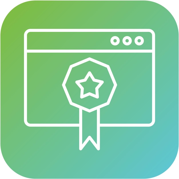 Estilo del icono de calidad de la página