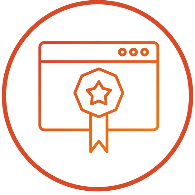Estilo del icono de calidad de la página