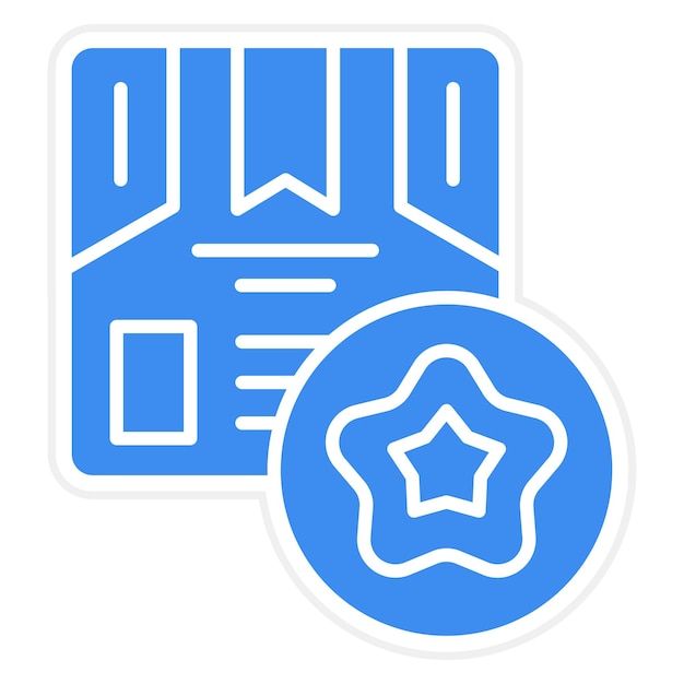 Estilo del icono de calificación del diseño vectorial